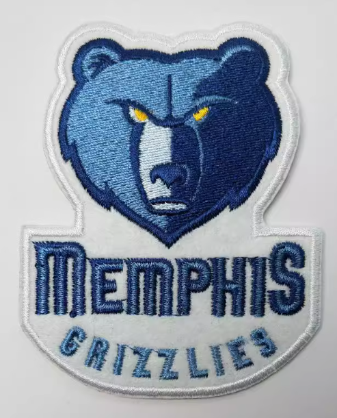 Memphis Grizzlies Logo Iron on Patch 8.4cmx6.7cm